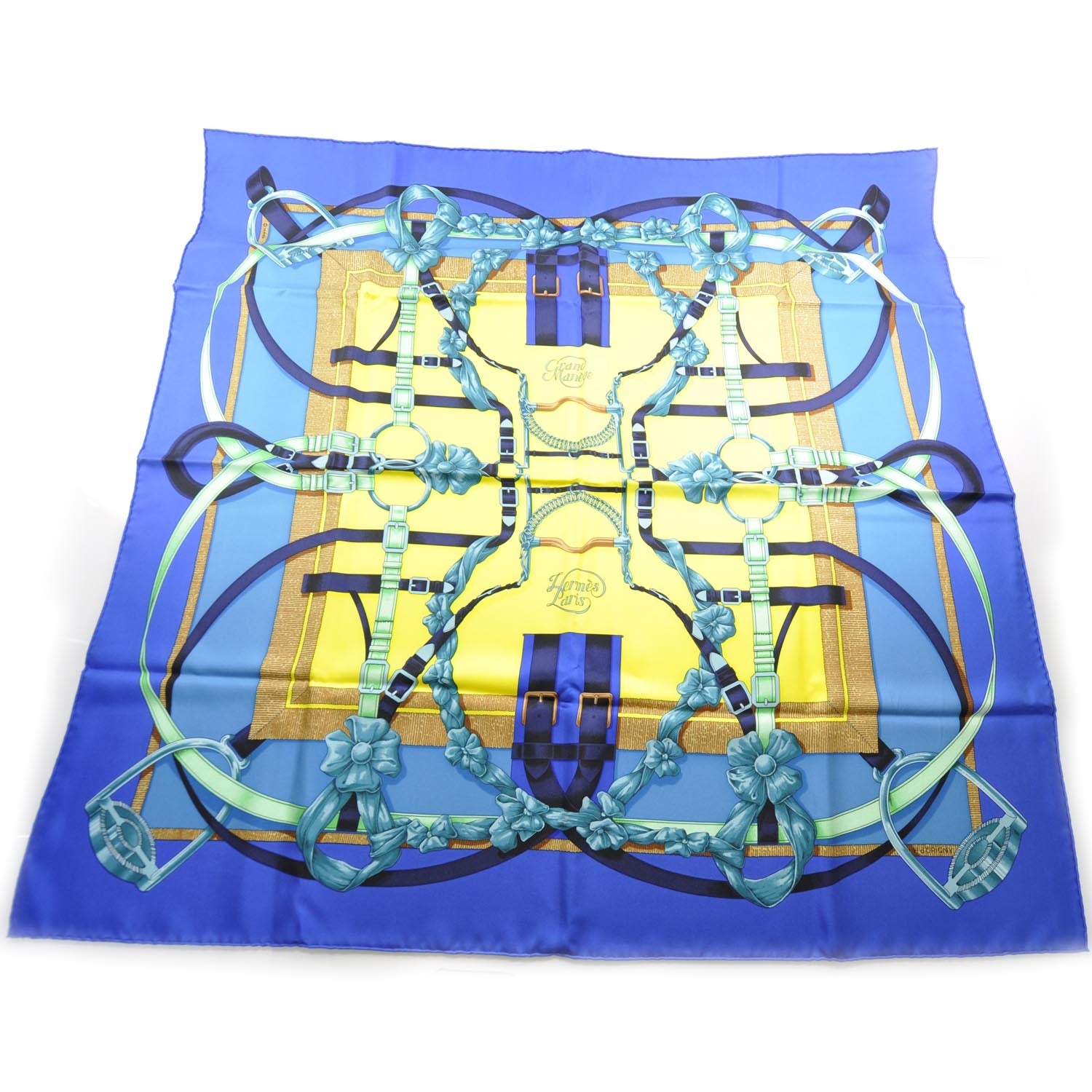 Hermes Silk Grand Manege Scarf 90 1 of 7