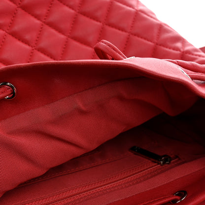 Chanel Lambskin Quilted Small Urban Spirit Backpack Red 10 of 12
