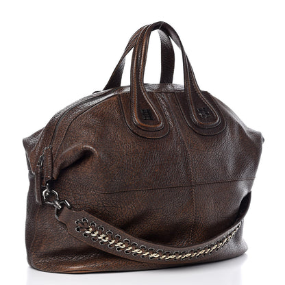 Givenchy Pebbled Calfskin Large Corset Chain Nightingale Brown 4 of 10