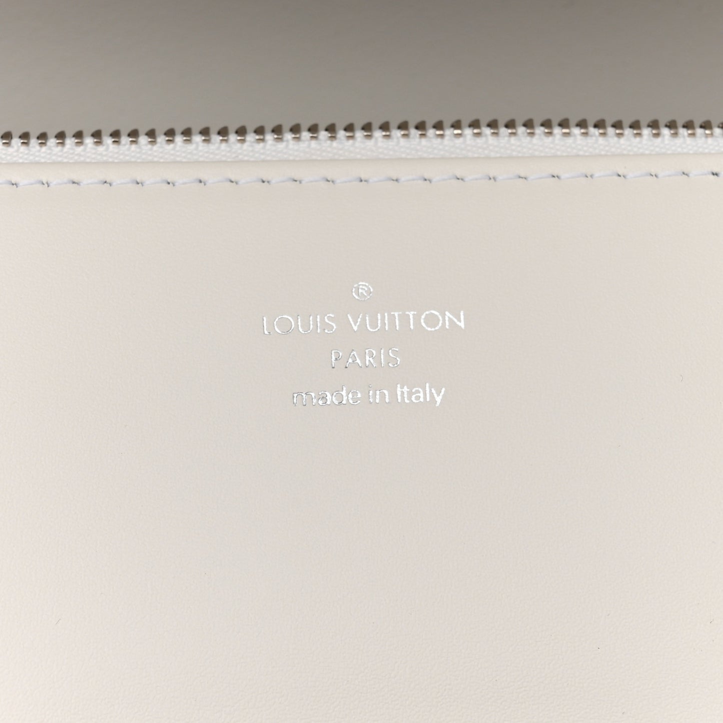 Calfskin Reverse Monogram Swing White