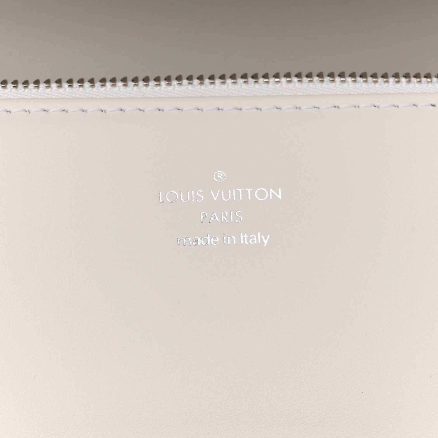 Louis Vuitton Calfskin Reverse Monogram Swing White 6 of 9