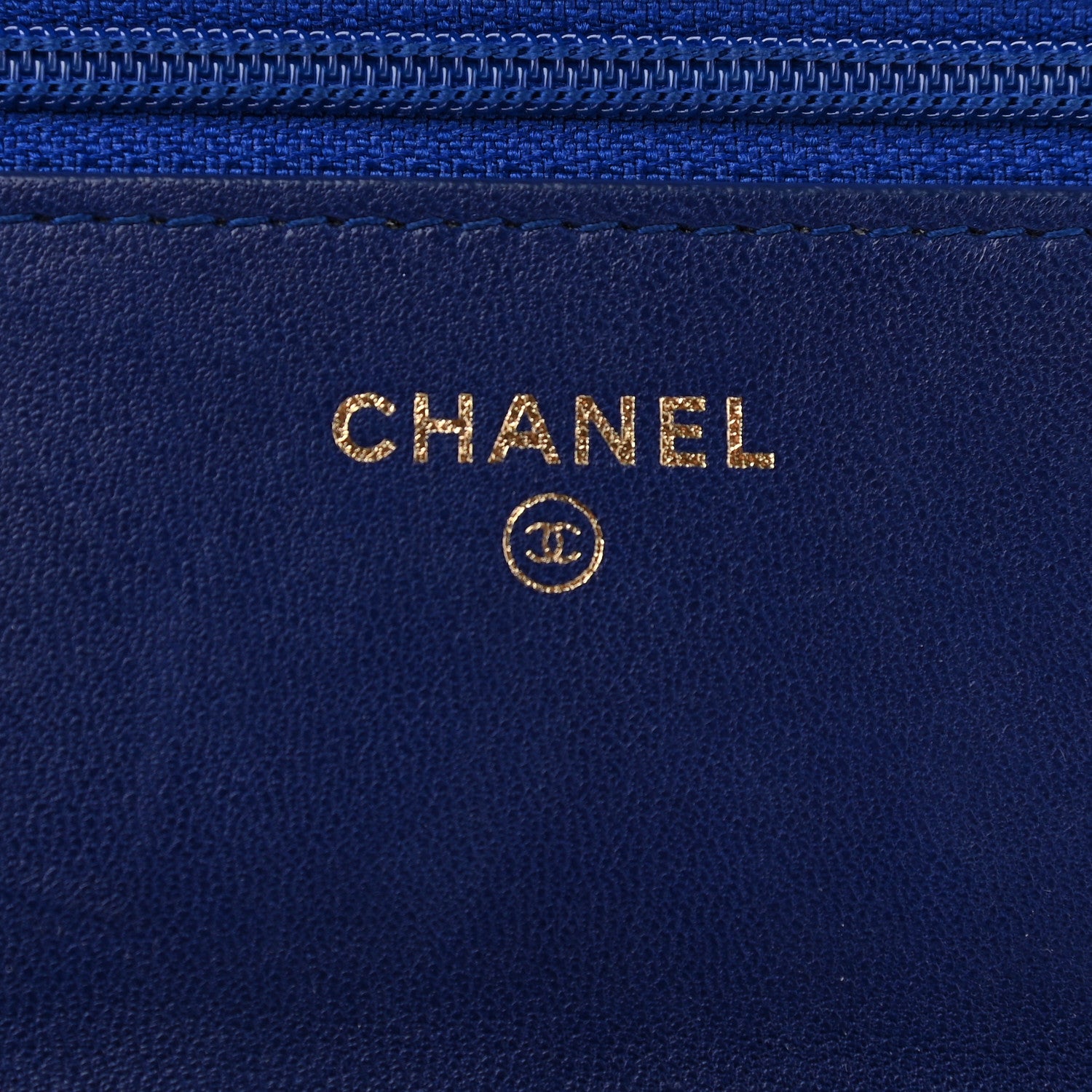 Chanel Velvet Quilted Boy Wallet On Chain WOC Blue 6 of 12