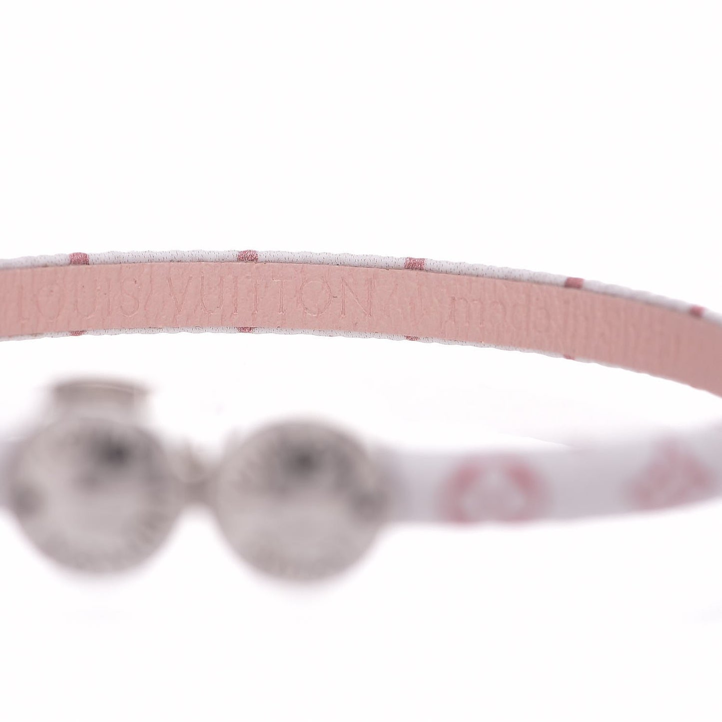 Monogram Mini Historic Bracelet 17 White