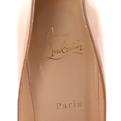 Christian Louboutin Patent Pigalle Follies 100 Pumps 40.5 Nude 8 of 9