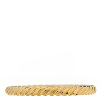 David Yurman 18K Yellow Gold 2mm Cable Classics Band Ring 48 4.5 4 of 4