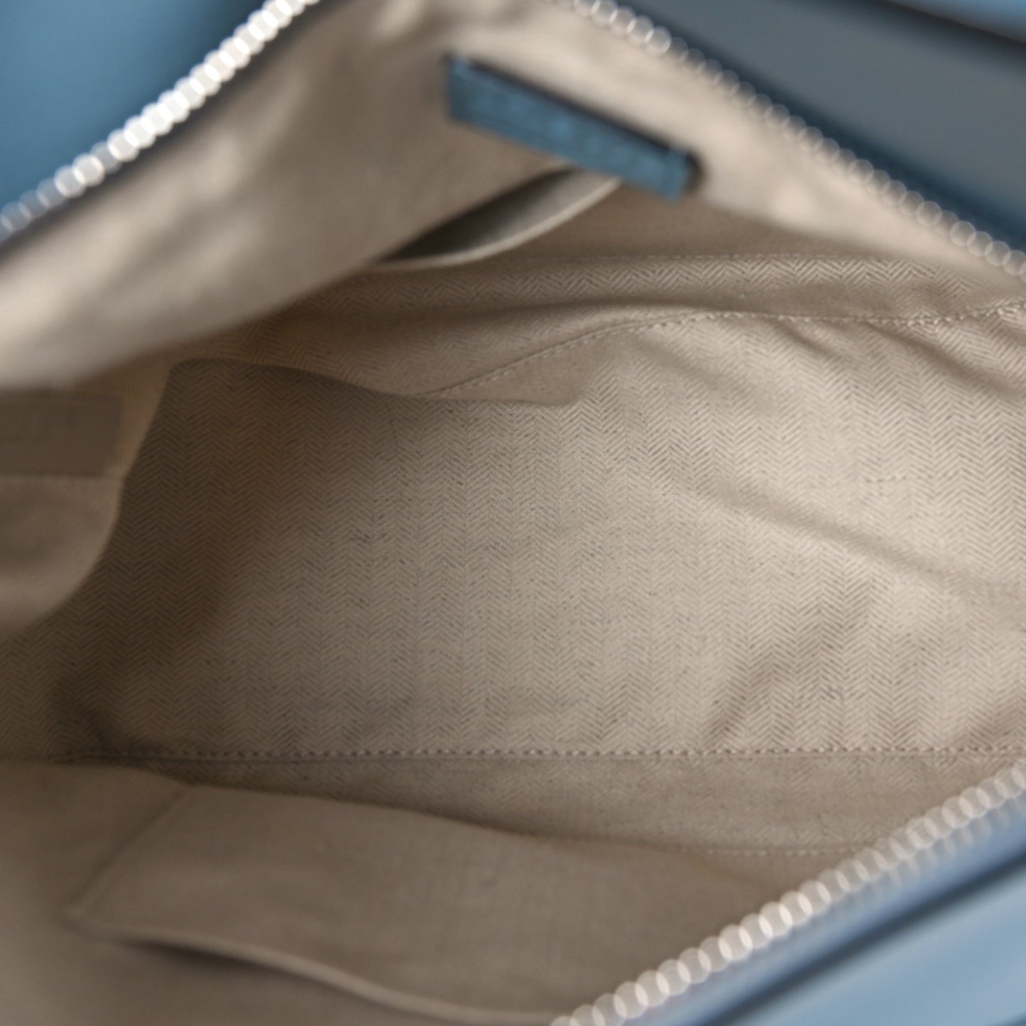 Calfskin Medium Puzzle Bag Stone Blue