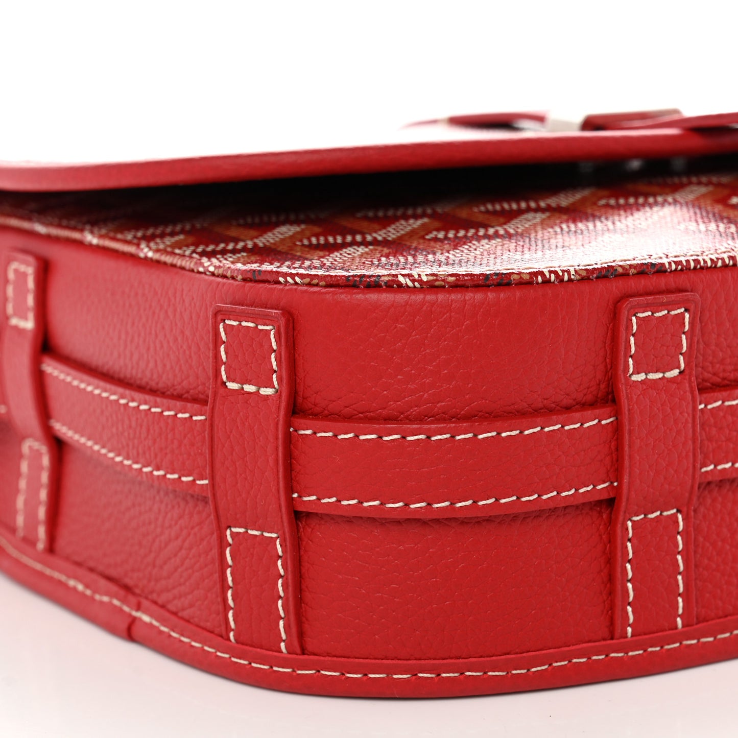 Goyardine Belvedere II PM Messenger Bag Red