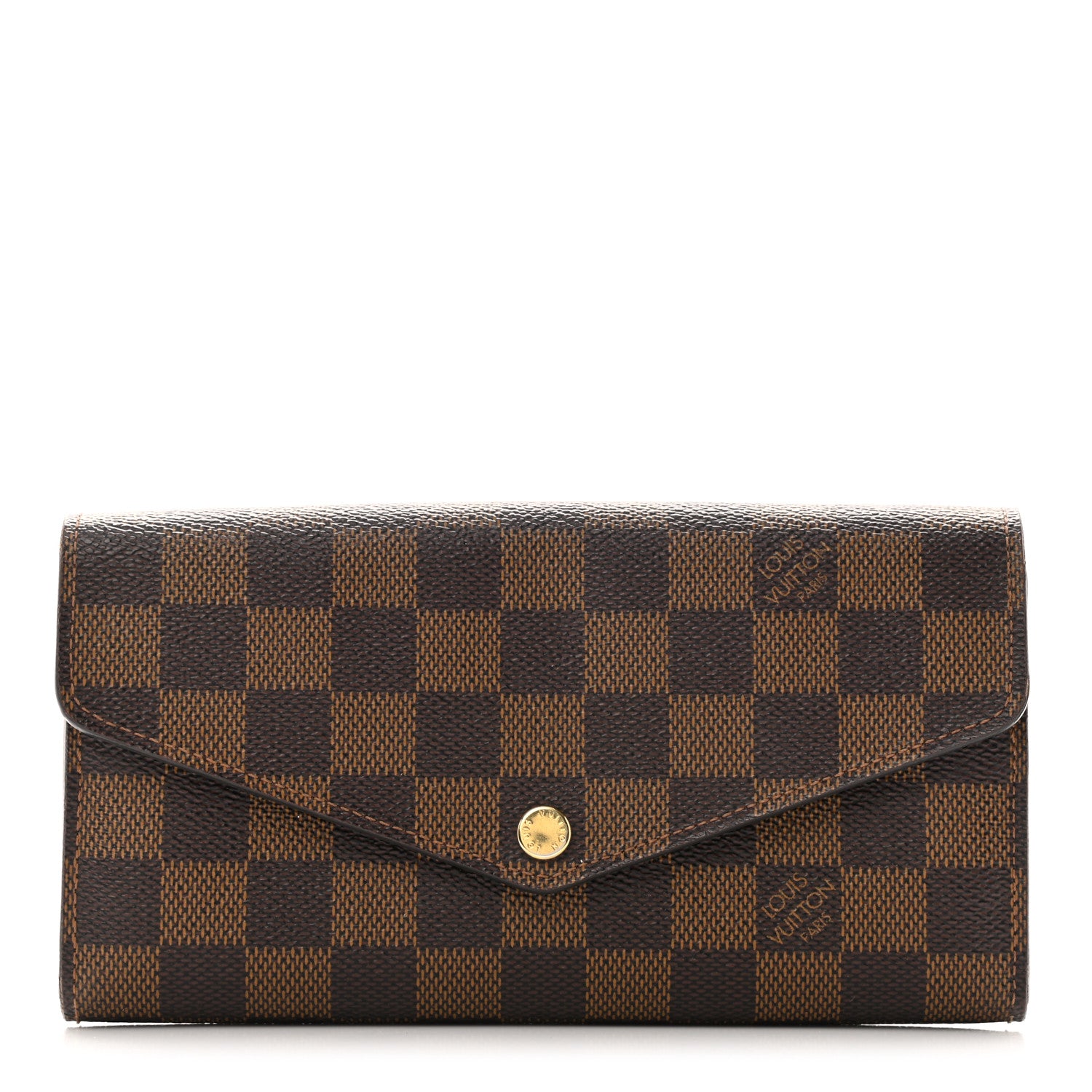 Louis Vuitton Damier Ebene Sarah Wallet NM 1 of 7