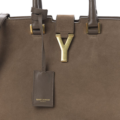 Saint Laurent Suede Small Classic Y Cabas Fog 11 of 11