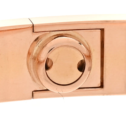 Cartier 18K Pink Gold 4 Diamond LOVE Bracelet 19 6 of 9