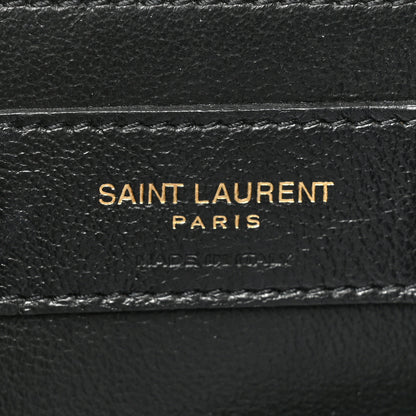 Saint Laurent Grain De Poudre Medium Classic Monogram Kate Tassel Satchel Black 6 of 14
