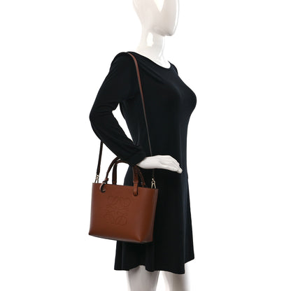 Loewe Smooth Calfskin Mini Anagram Tote Tan 2 of 8