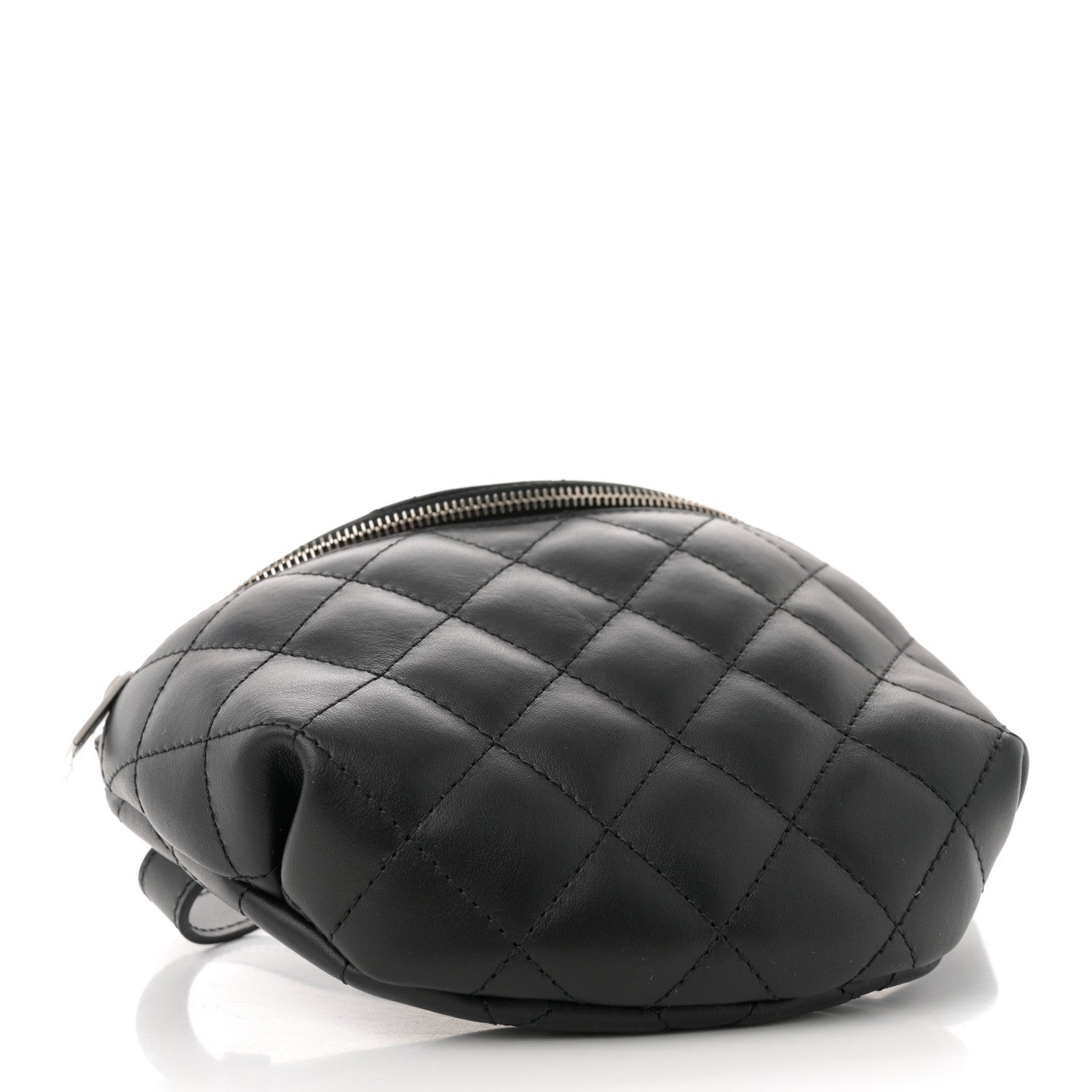 Chanel Lambskin Quilted Waist Belt Bag Black 4 of 10