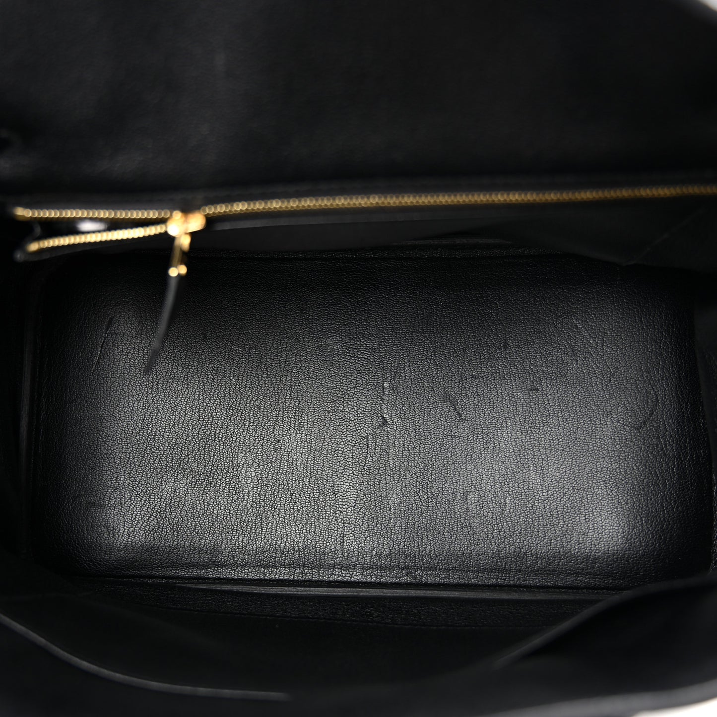 Togo Shiny Niloticus Crocodile Birkin Touch 30 Black