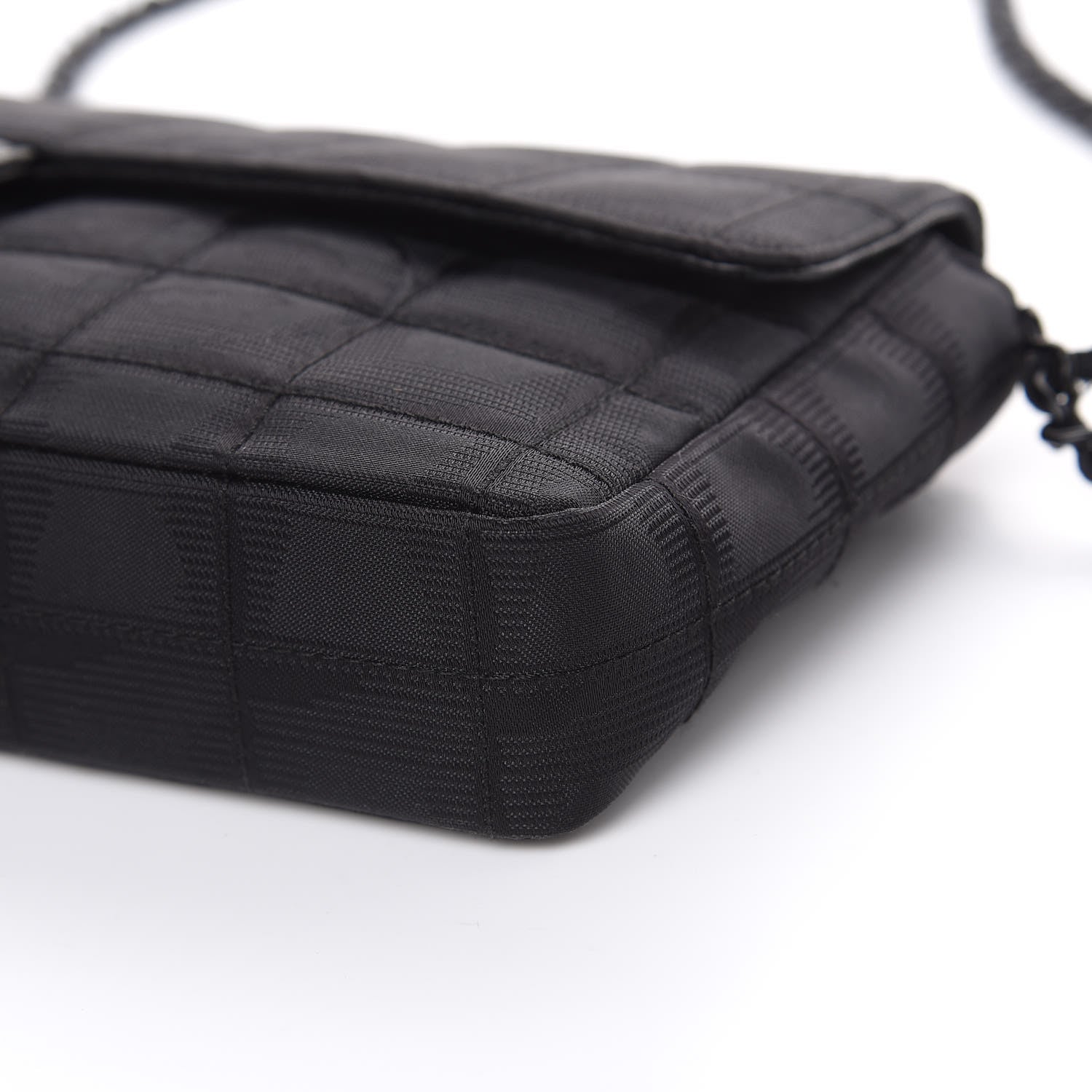 Chanel Nylon Travel East West Flap Black 9 of 14