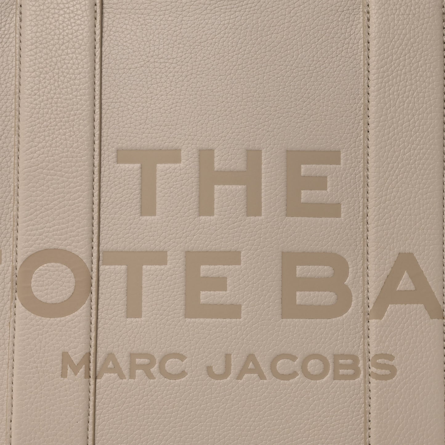 Grained Calfskin Large The Tote Bag Cotton