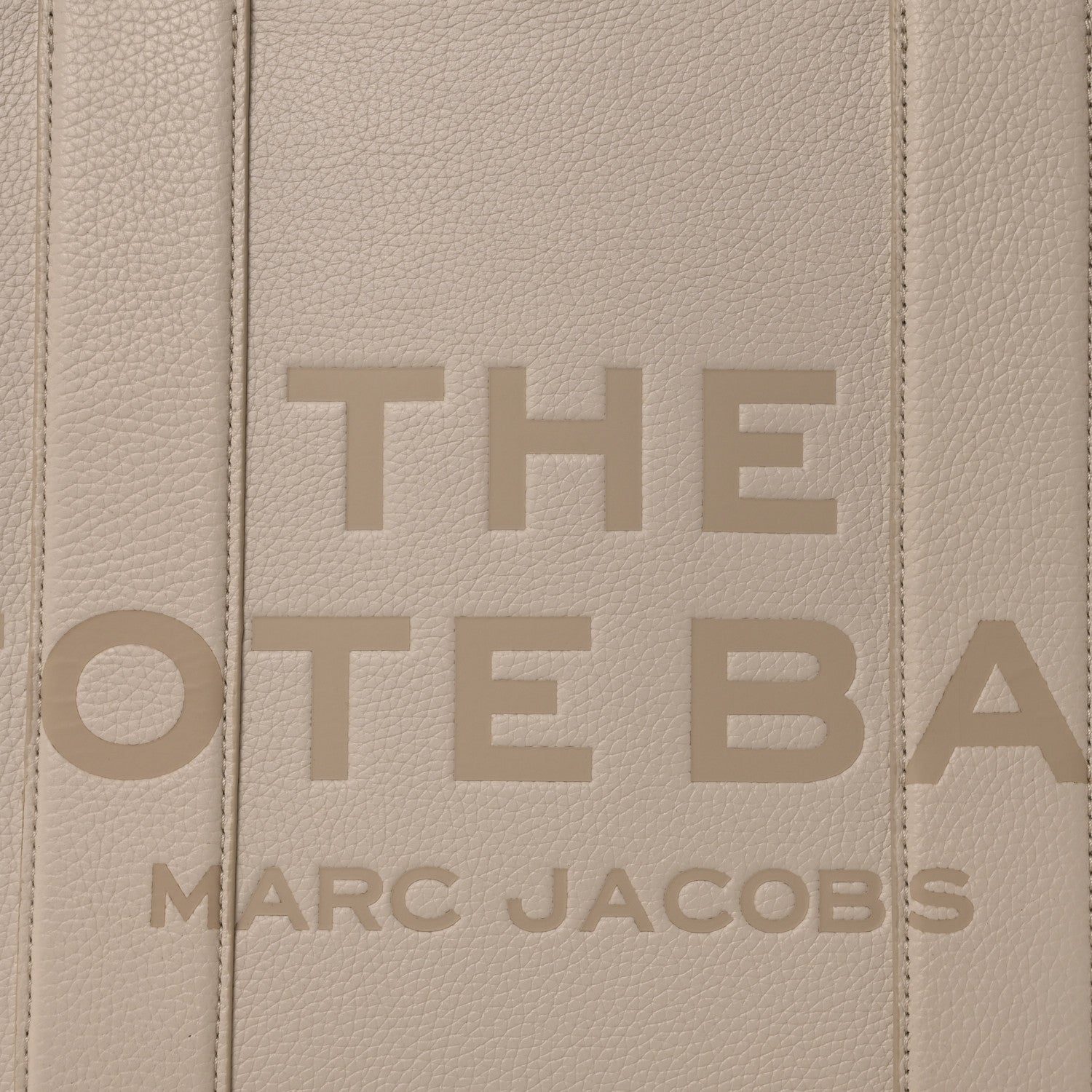 Marc Jacobs Grained Calfskin Large The Tote Bag Cotton 8 of 10