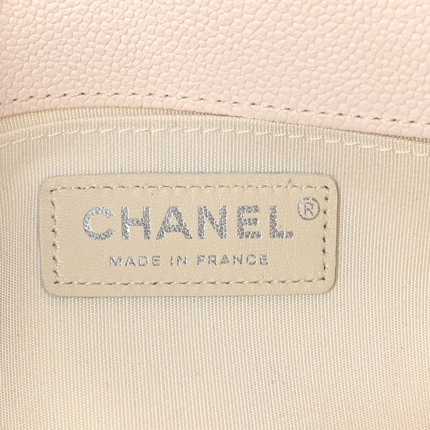 Chanel Caviar Quilted Small Boy Flap White 6 of 10