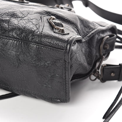Balenciaga Agneau Classic Hardware Graffiti Handles S City Black 10 of 10