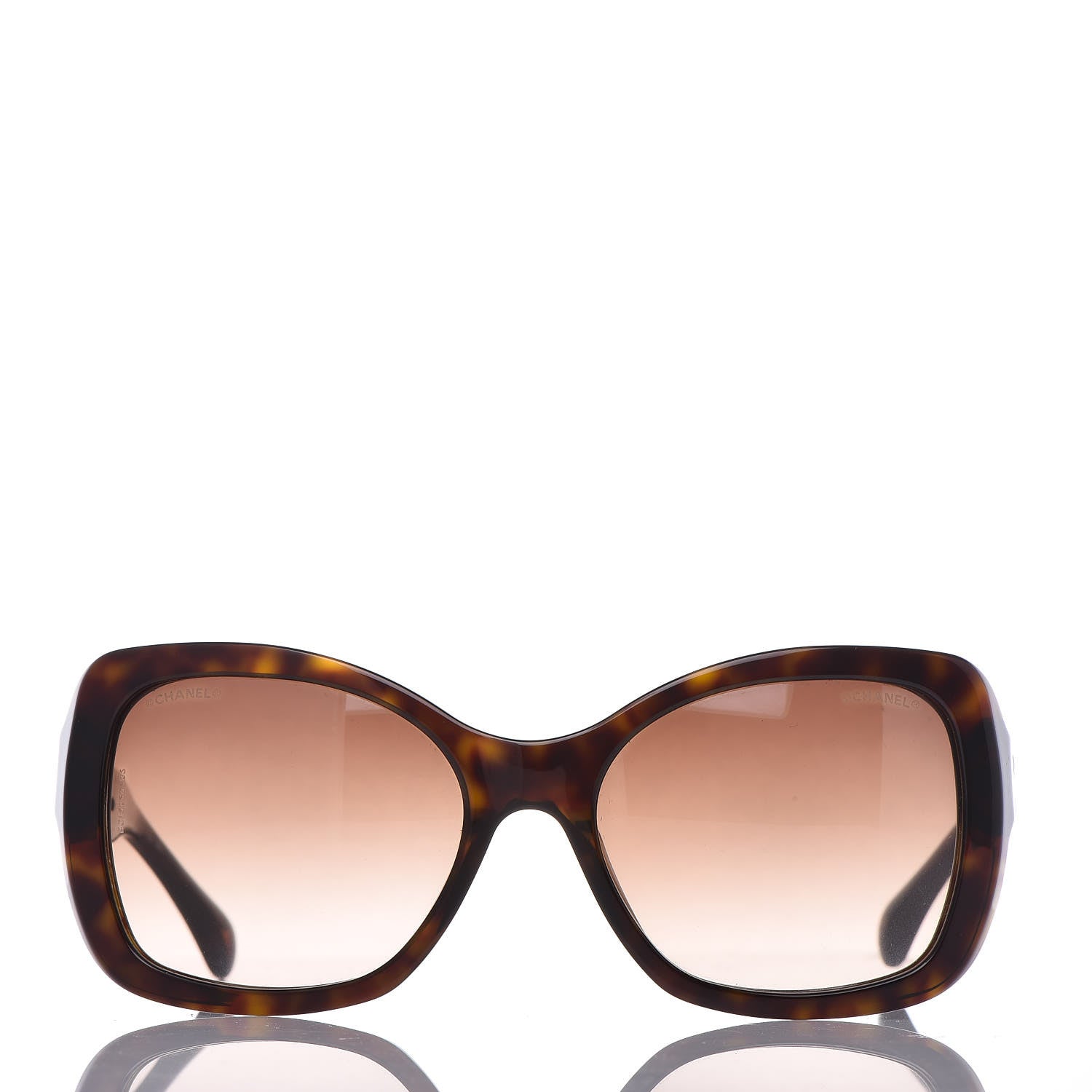Chanel Acetate Metal Chain Square Sunglasses 5305 Brown 2 of 7