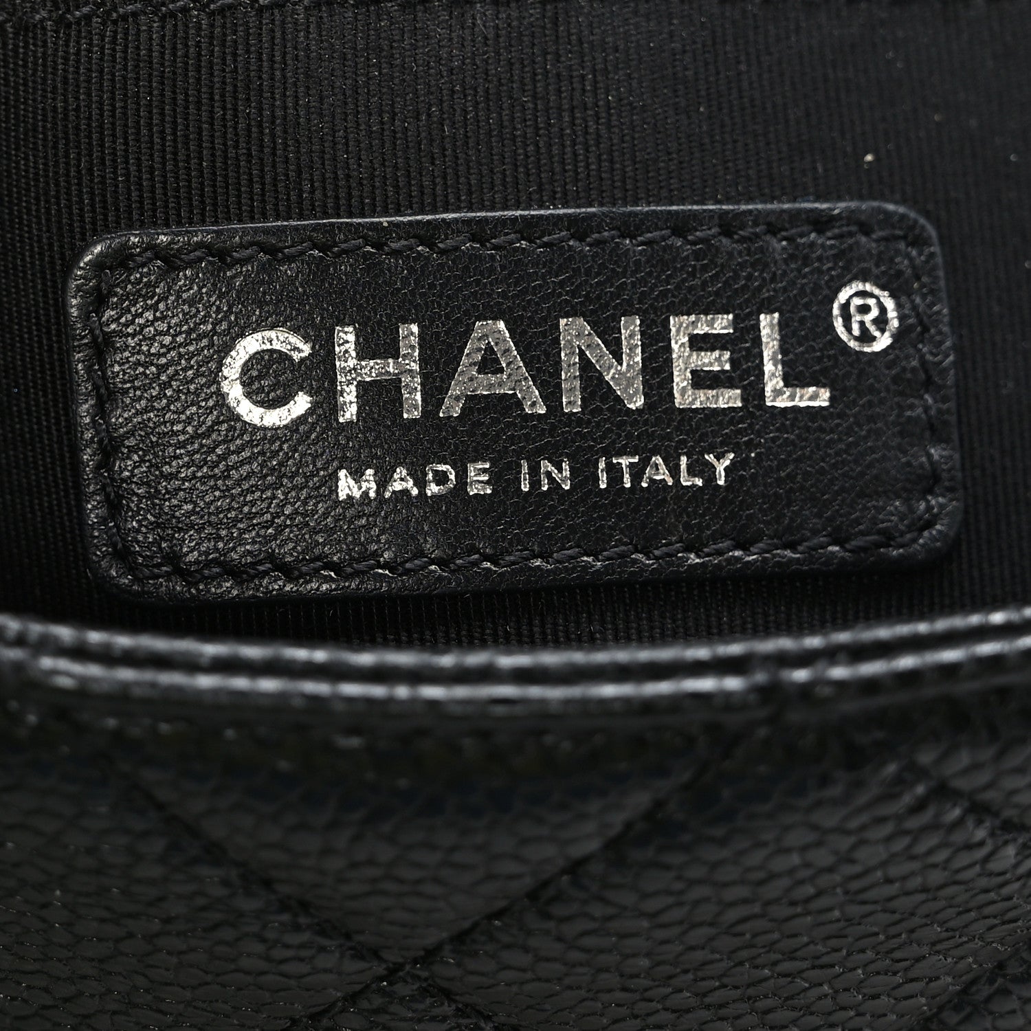 Chanel Caviar Quilted Incognito Mini Square Flap Black 6 of 9