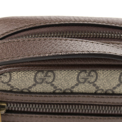 Gucci GG Supreme Monogram Web Mini Ophidia Messenger Brown 10 of 11
