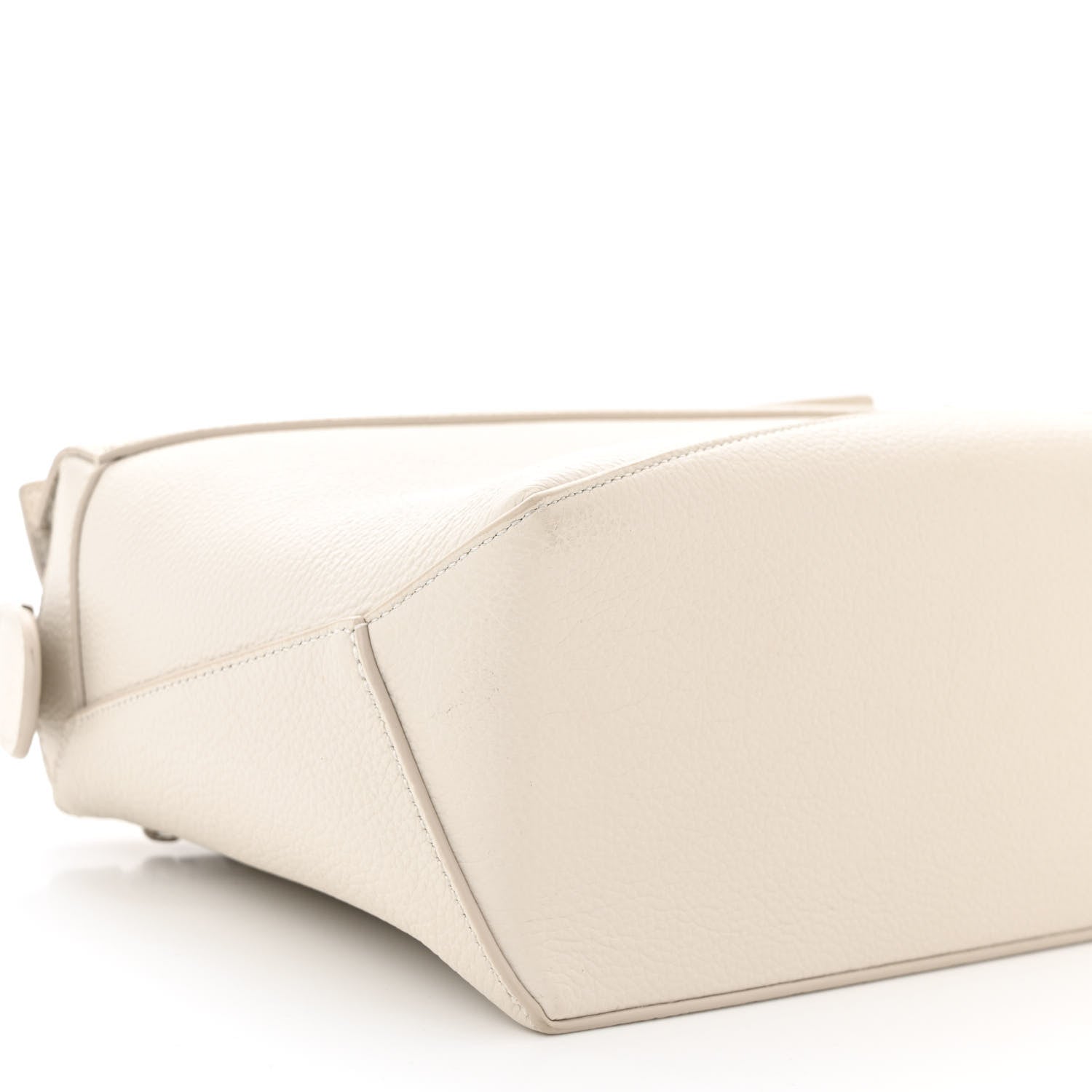Loewe Soft Grained Calfskin Small Puzzle Edge Bag Soft White 8 of 9