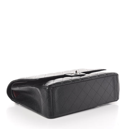 Chanel Caviar Quilted Maxi Double Flap Black 4 of 9