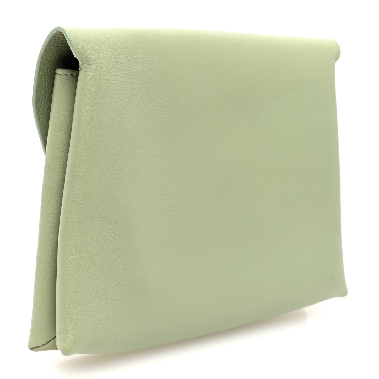 Lambskin Nu Twin Envelope Clutch Dusty Green