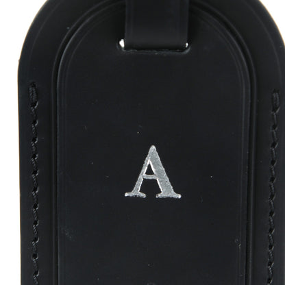 Louis Vuitton Calfskin Luggage Tag Black 3 of 4