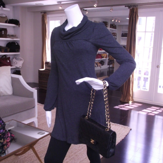 Vintage Lambskin Medium Classic Flap Black