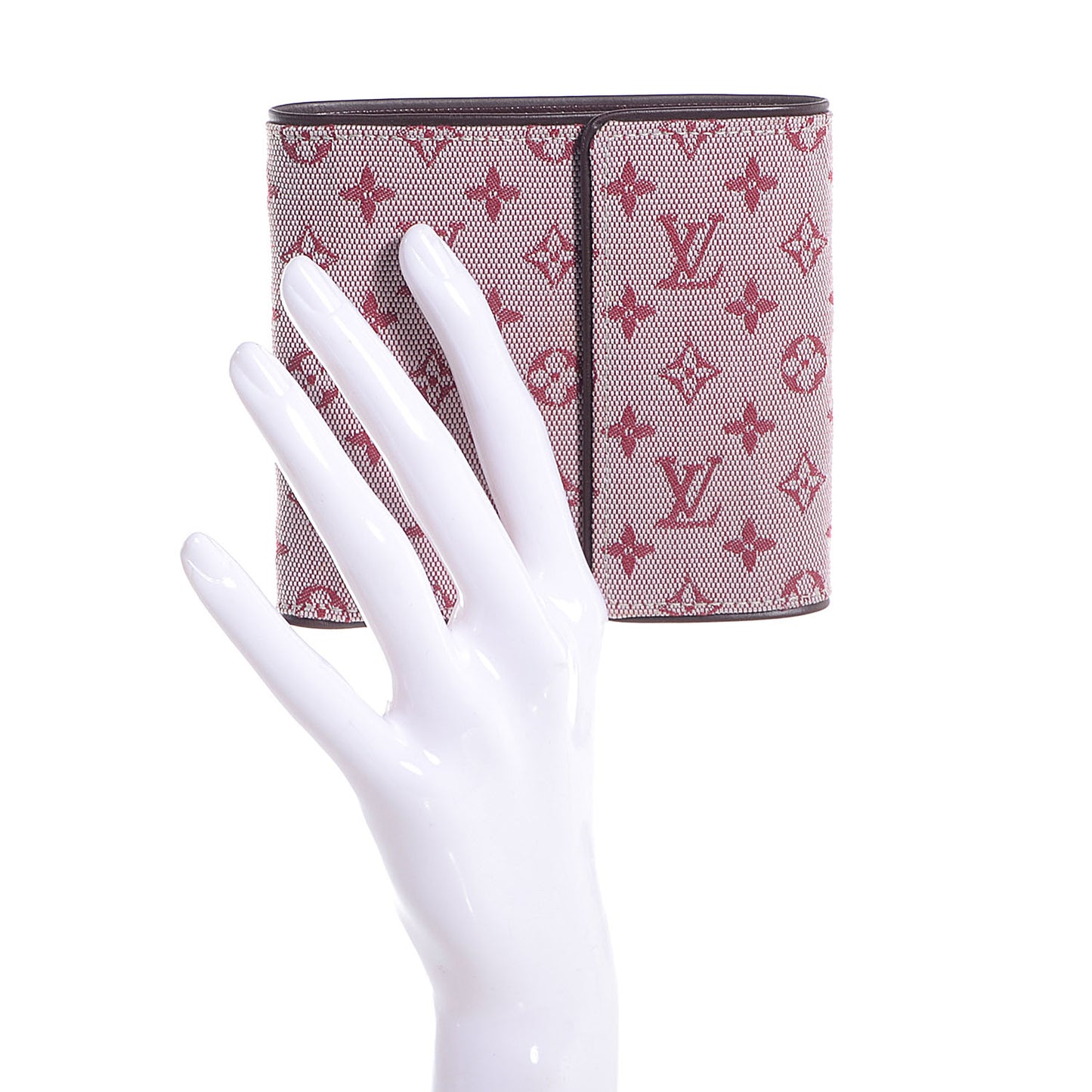 Mini Monogram Compact Wallet Cherry