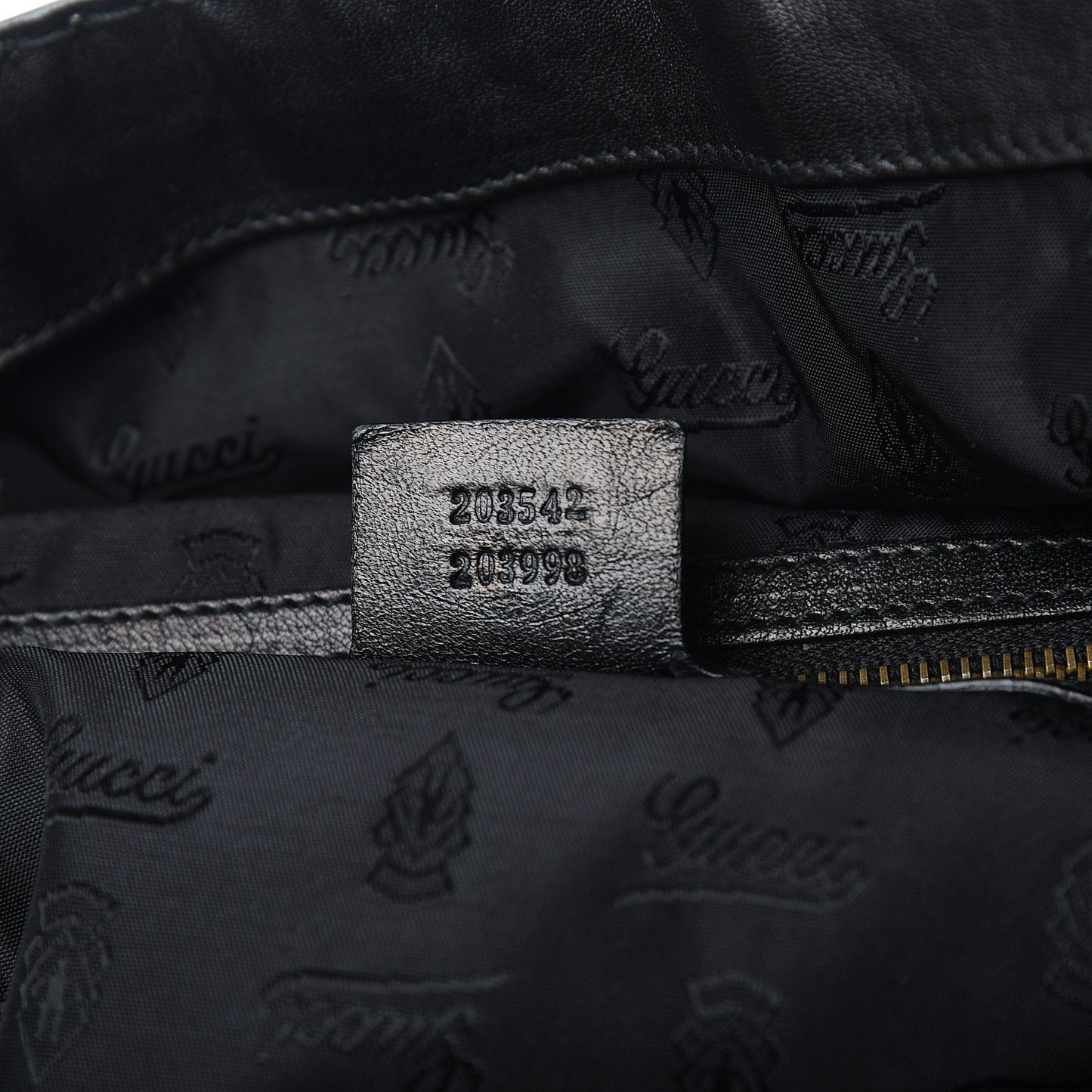 Calfskin Large Jockey Hobo Black