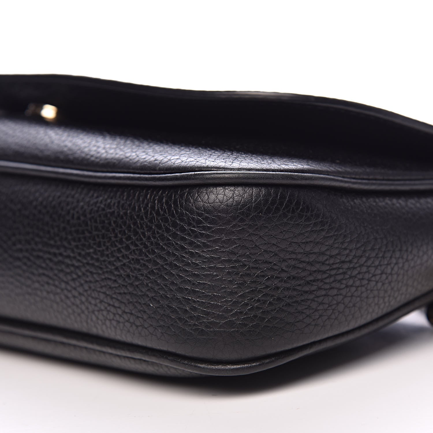 Gucci Pebbled Calfskin Medium Soho Flap Crossbody Black 11 of 11