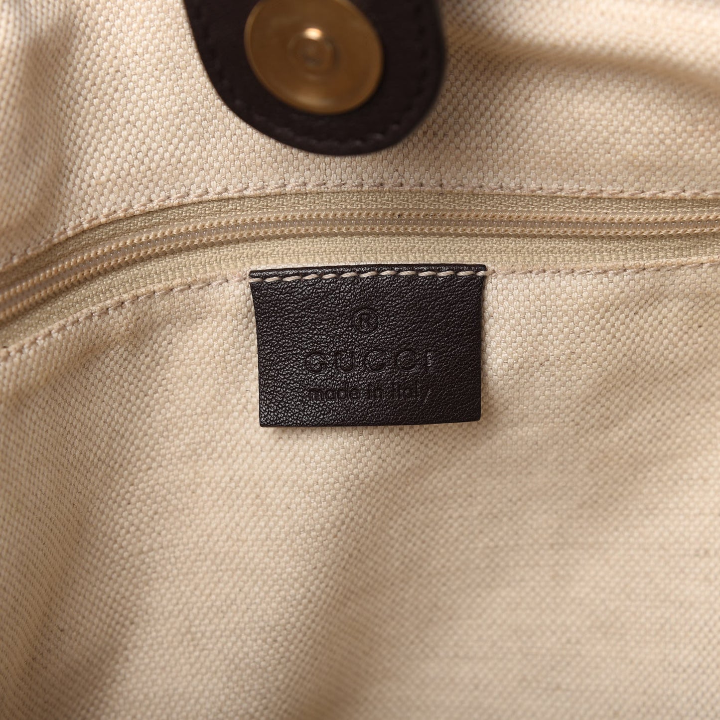 Guccissima Signature Large Sukey Tote Chocolate