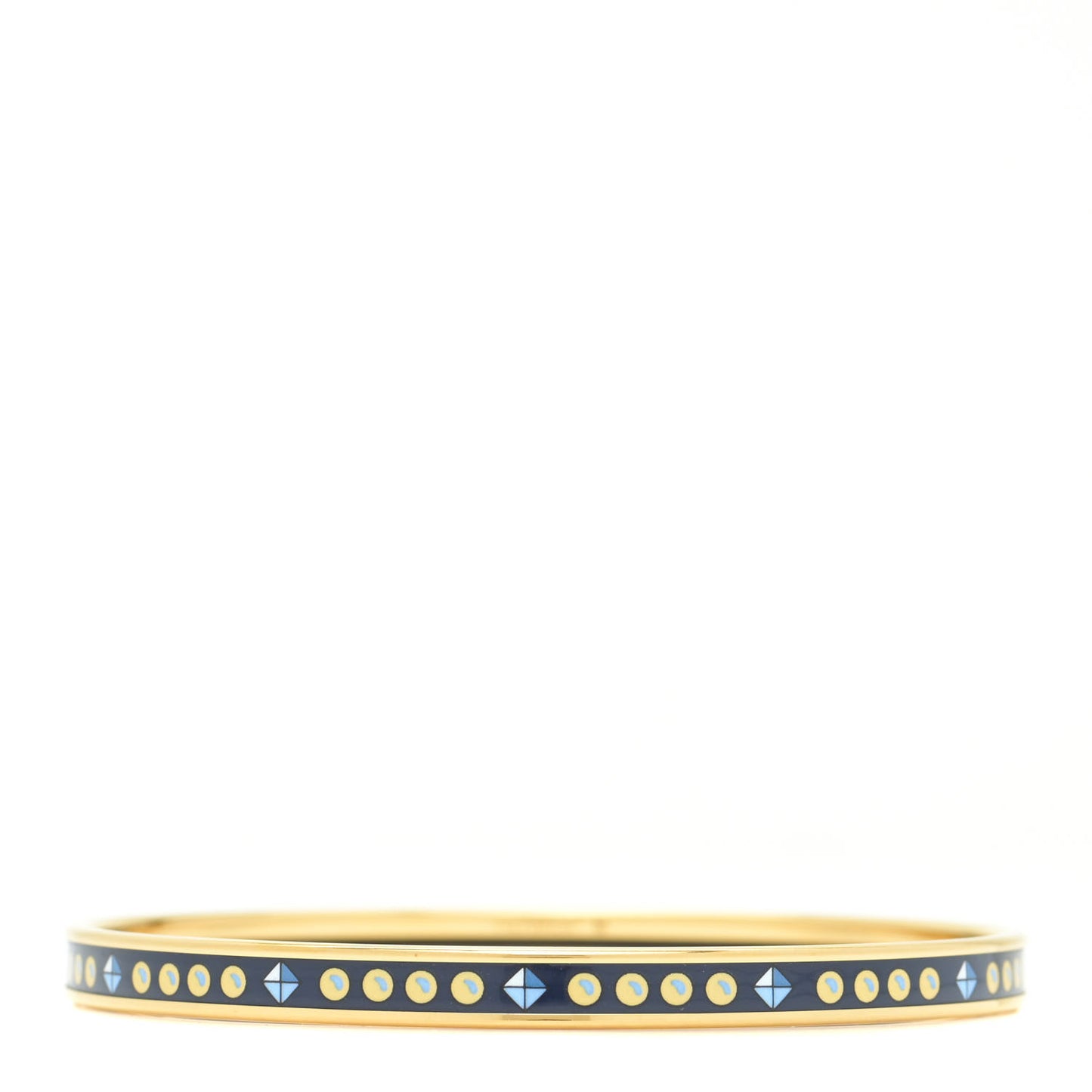 Enamel Printed Extra Narrow Printed Colliers De Chiens Bracelet 70