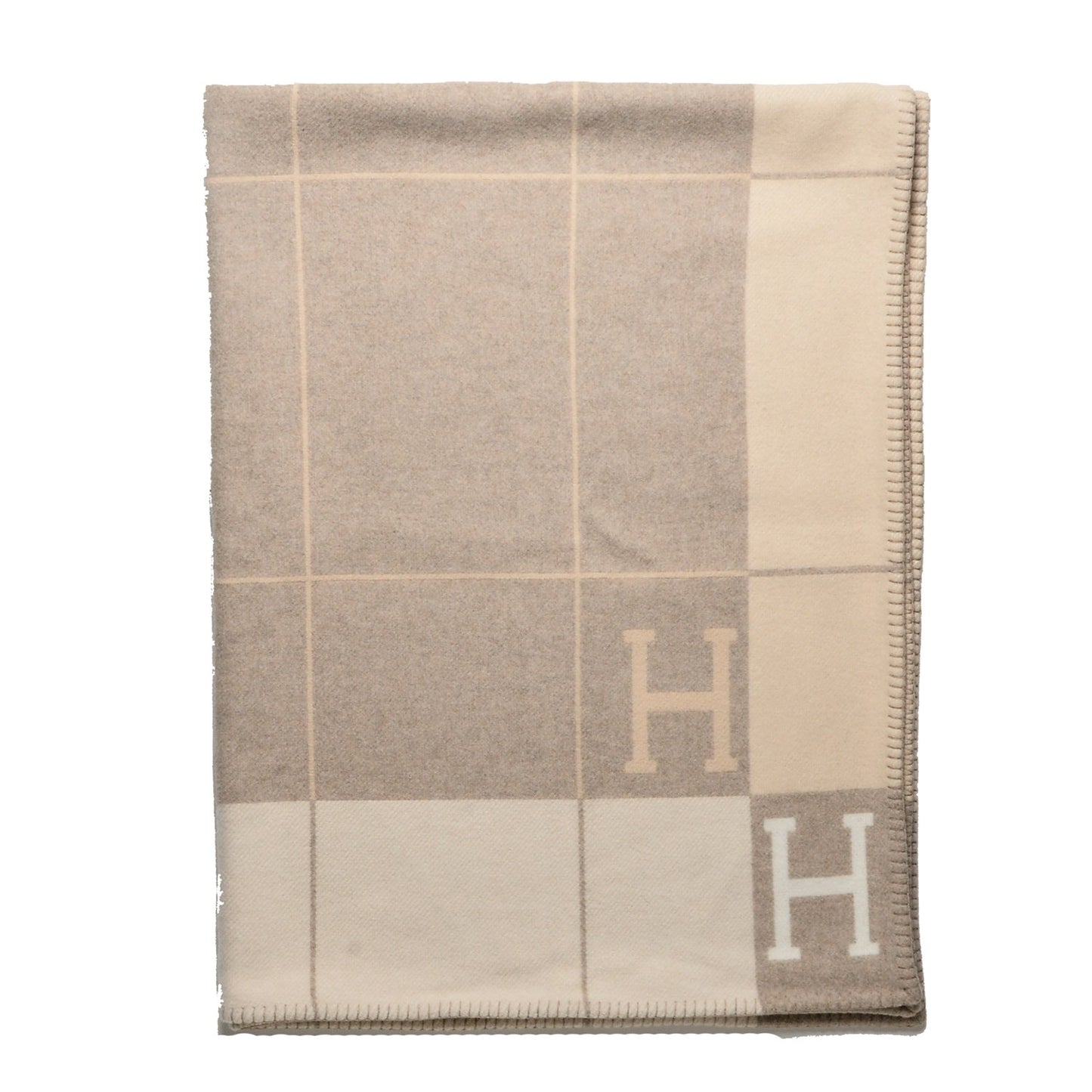 Wool Cashmere Avalon III Blanket Coco Camomille