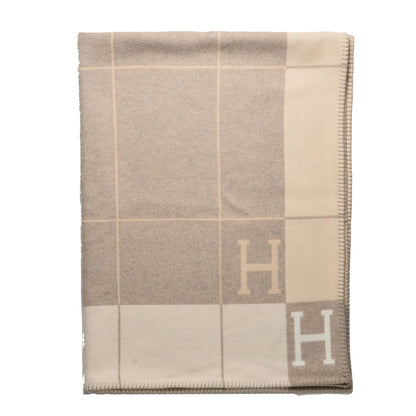 Hermes Wool Cashmere Avalon III Blanket Coco Camomille 1 of 4