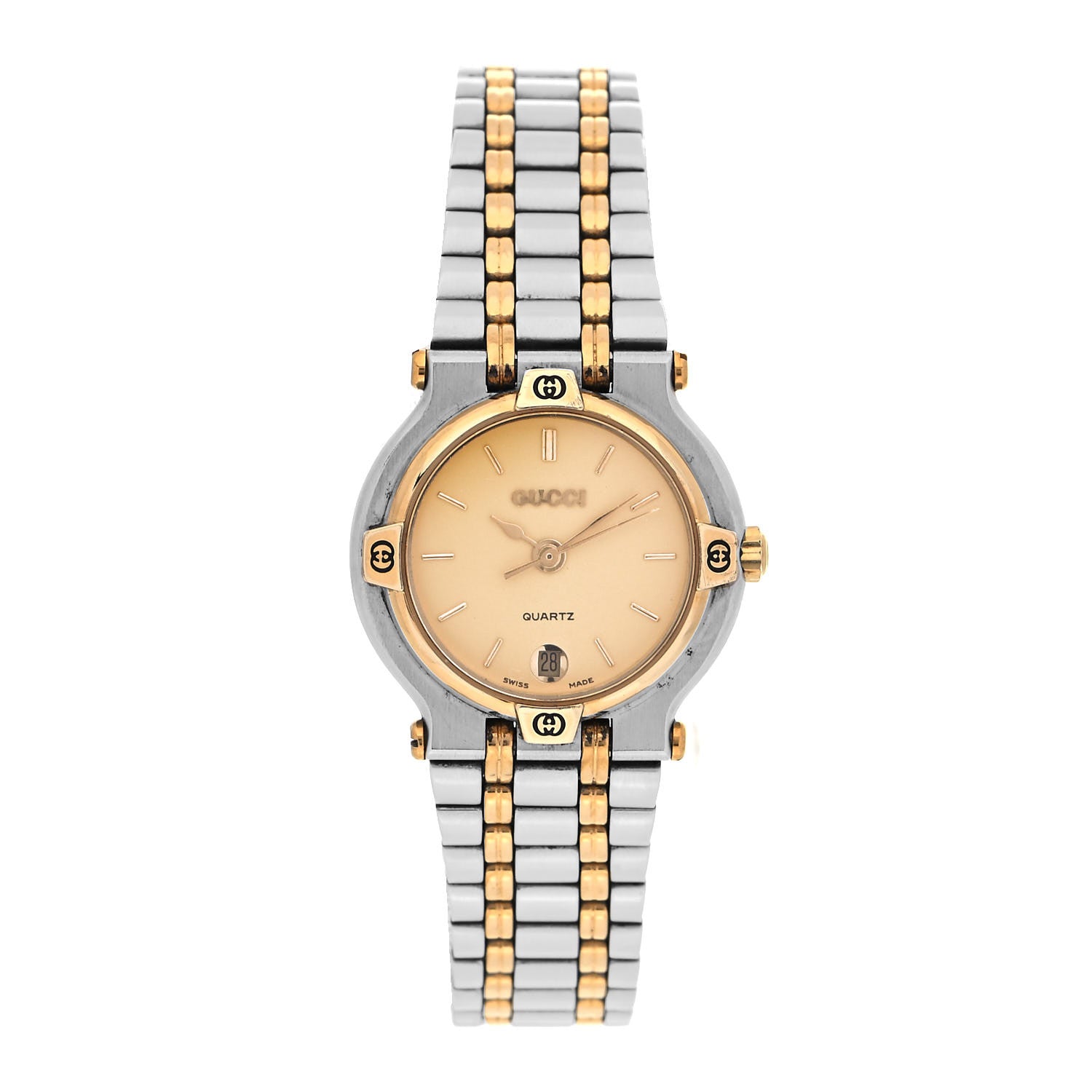 Gucci Stainless Steel 25mm 9000L Quartz Watch Gold 1 of 4