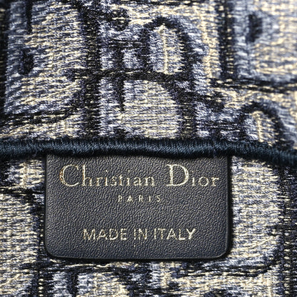 Christian Dior Oblique Slim Saddle Pouch Blue 5 of 9
