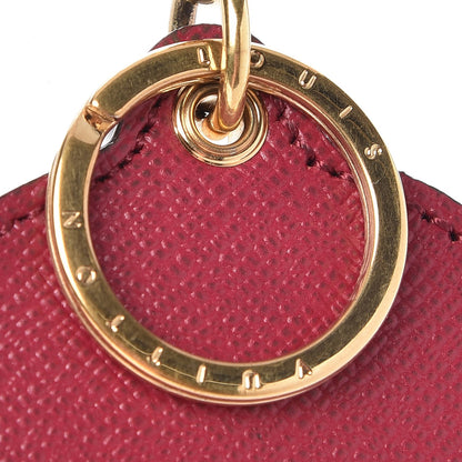 Louis Vuitton Monogram Illustre Multi V Bag Charm Key Ring Fuchsia 4 of 5