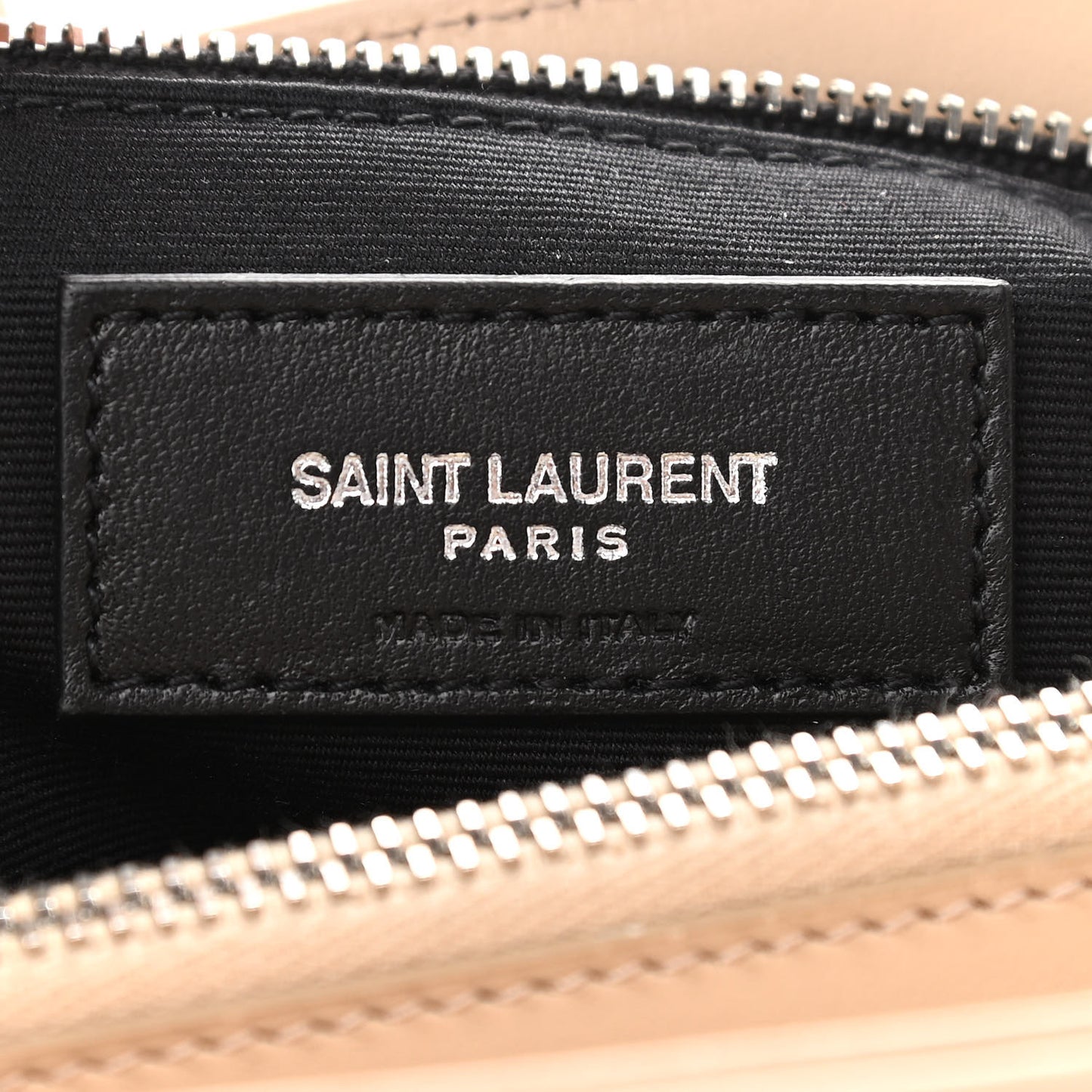 Calfskin Y Quilted Monogram Medium Loulou Chain Satchel Nude Powder