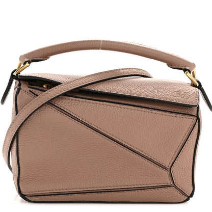 Loewe Grained Calfskin Mini Puzzle Bag Dark Blush 8 of 11