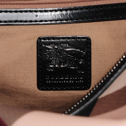 Burberry Supernova Check Medium Chester Bowling Bag Black 6 of 8