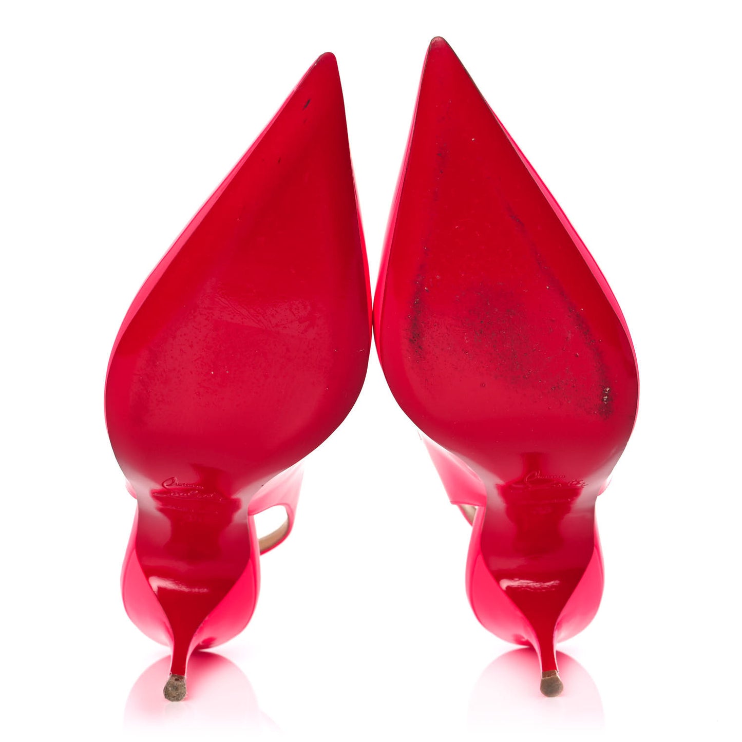 Patent Clare Sling 80 Pumps 36 Fluo Rose