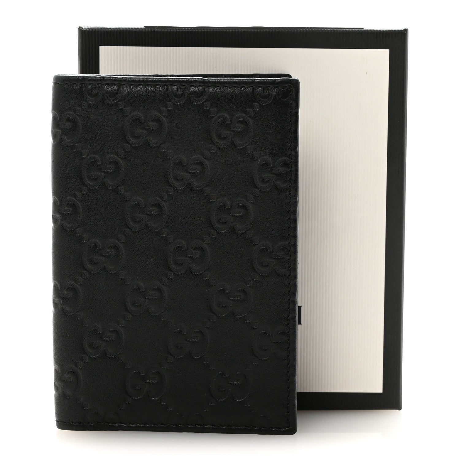 Gucci Guccissima Passport Case Black 8 of 8