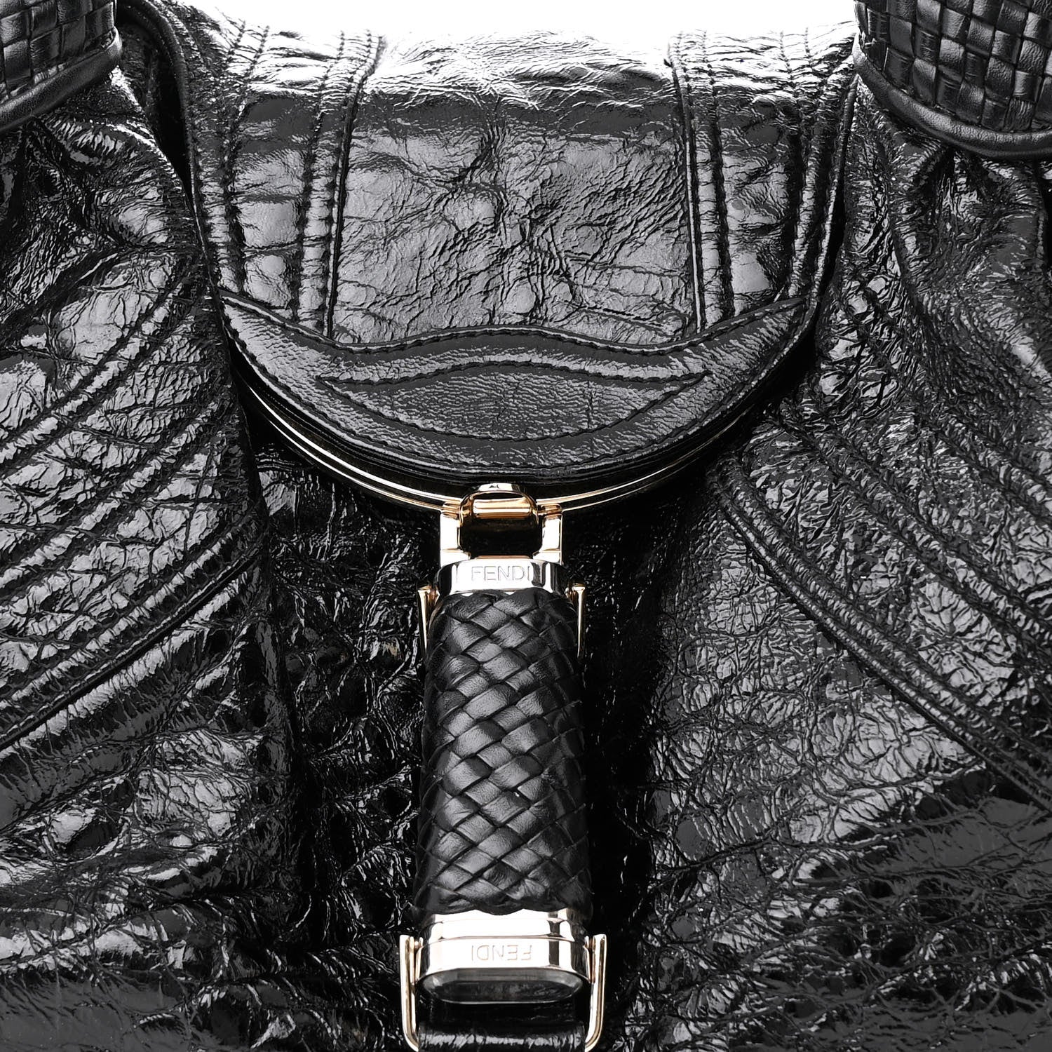 Fendi Crispe Vernice Spy Black 9 of 14