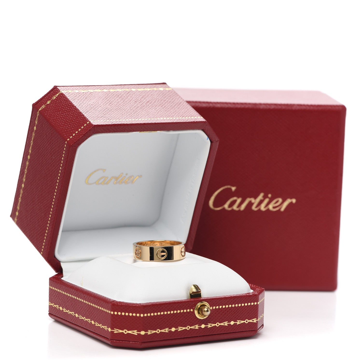 Cartier 18K Yellow Gold 5.5mm LOVE Ring 54 7 5 of 5