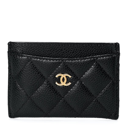 Chanel Caviar Quilted Card Holder Black 1 of 11