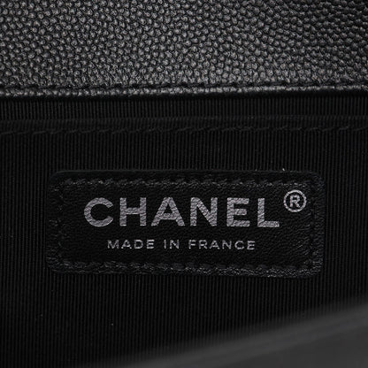Chanel Caviar Quilted Medium Boy Flap So Black 6 of 7